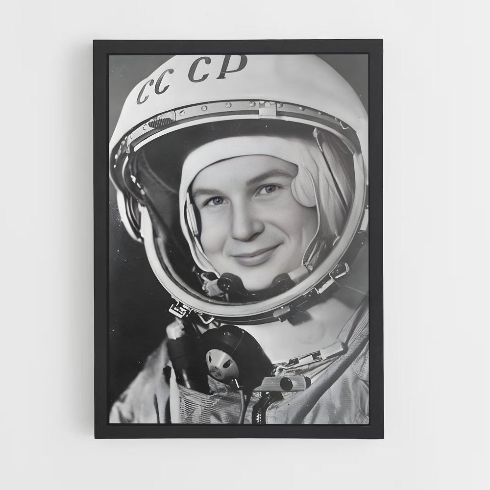 Poster Astronauta Noir – affiche Astronautes (vue 2)